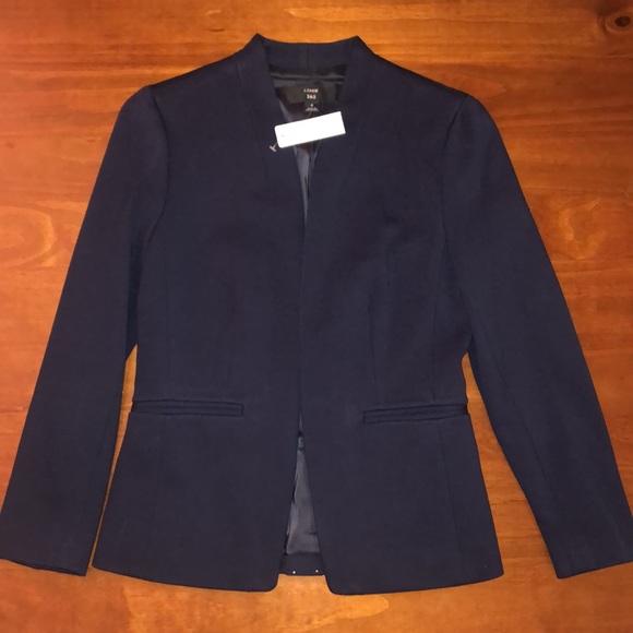 J. Crew Going-Out Blazer in Stretch Twill - Navy - New with Tags - Picture 10 of 16